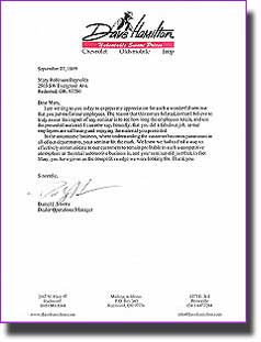 letter of recommendation